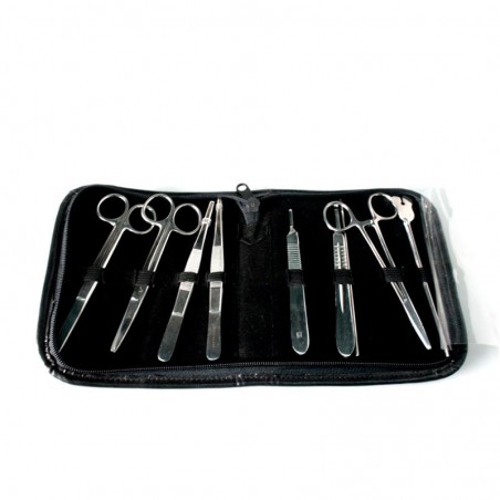 Estuche Acero de Disección 9 piezas Estuche Acero de Disección 9 piezas