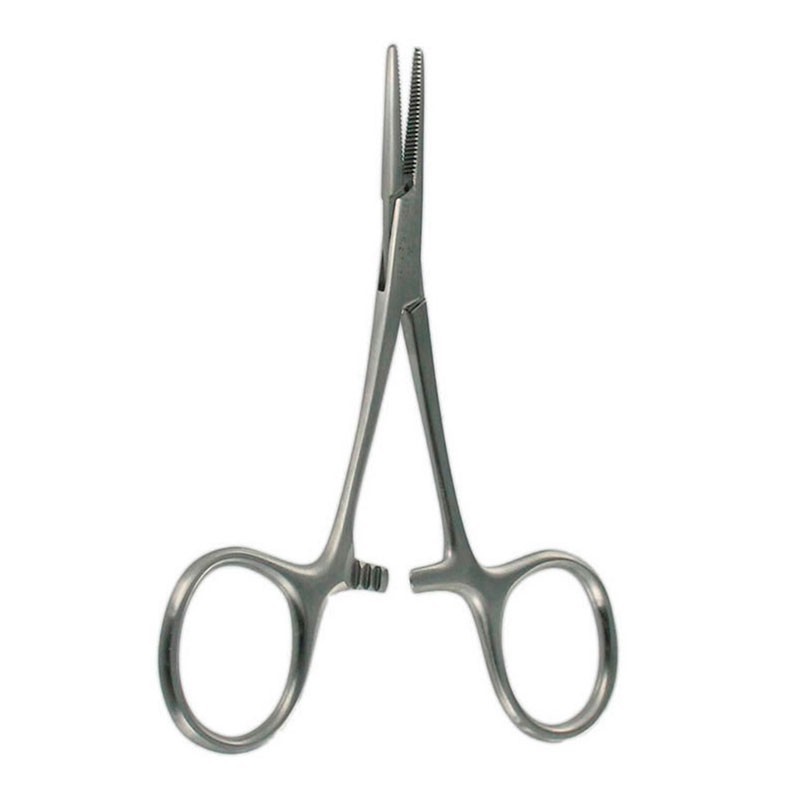 Comprar Pinza Halsted recta dientes 12 cms. Online【 Mejor Precio ✔️ 】