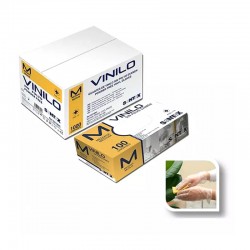 Guante de Vinilo sin Polvo Caja 100 uds