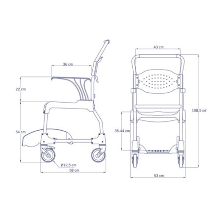 medidas silla de baño medidas silla de baño